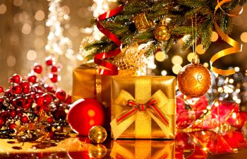 gifts under the Christmas tree
