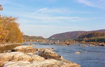 River With Rocky Shore